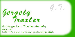 gergely traxler business card
